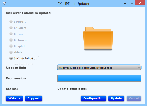Exil IPFilter Updater