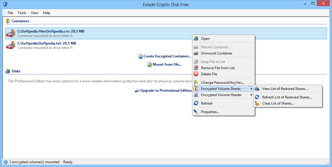 Top 23 Security Apps Like Exlade Cryptic Disk Free - Best Alternatives