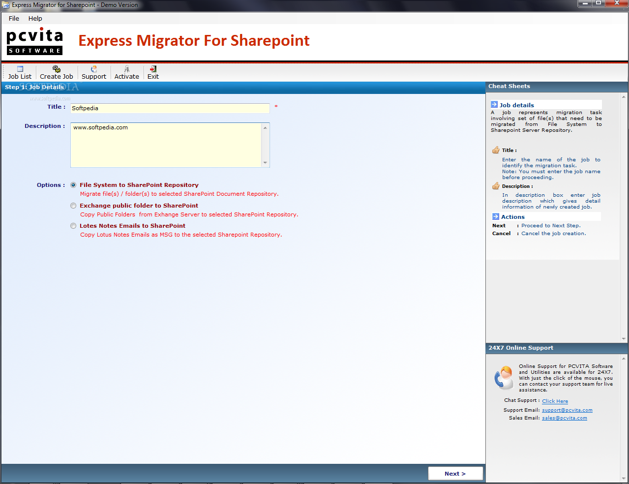 Express Migrator For SharePoint