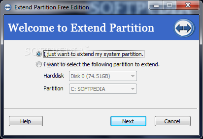 Extend Partition Free Edition