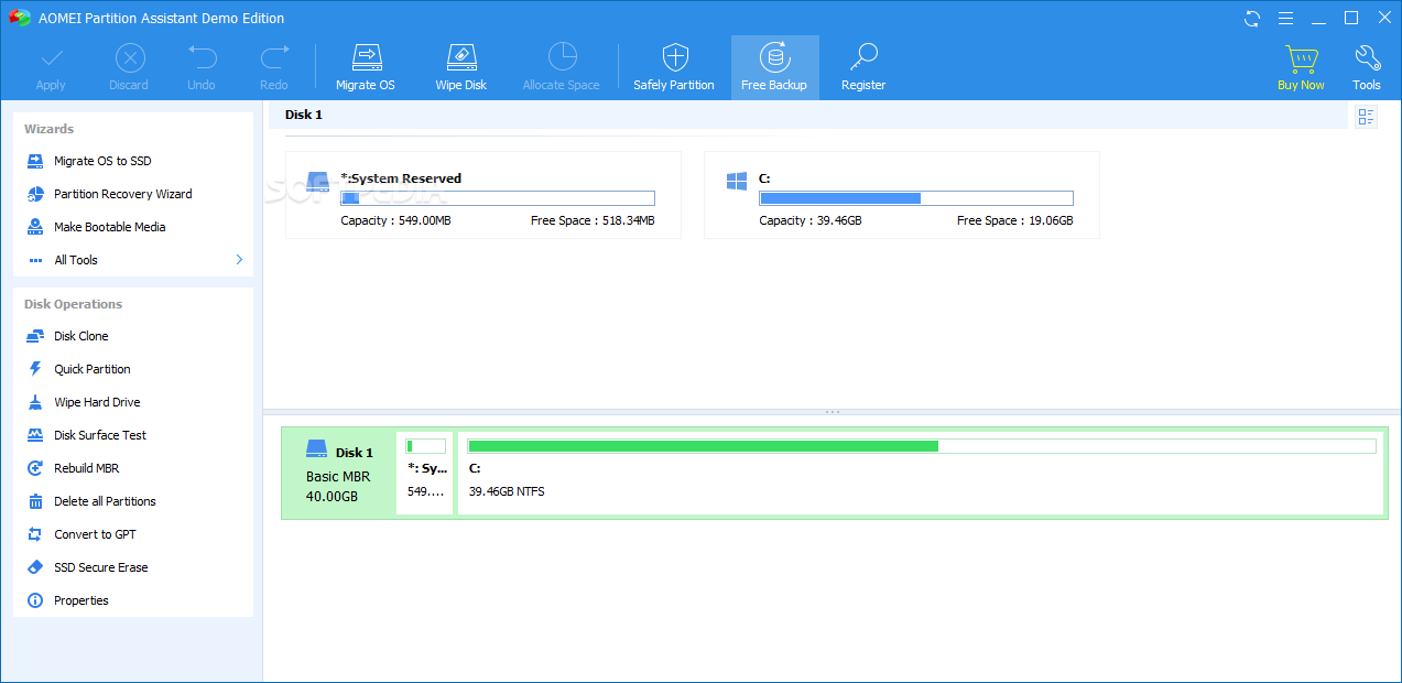 AOMEI Partition Assistant Professional Edition