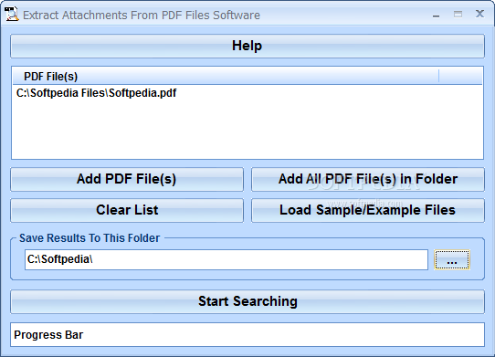 Extract Attachments From PDF Files Software
