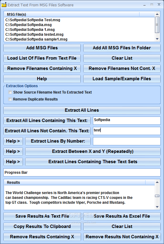 Extract Text From MSG Files Software