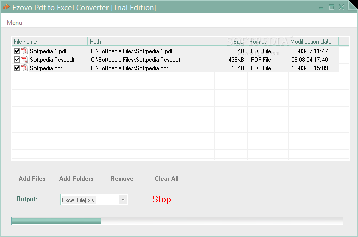 Ezovo Pdf to Excel Converter