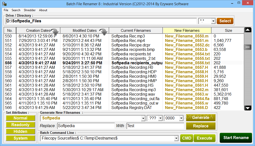 Ezyware Batch File Renamer