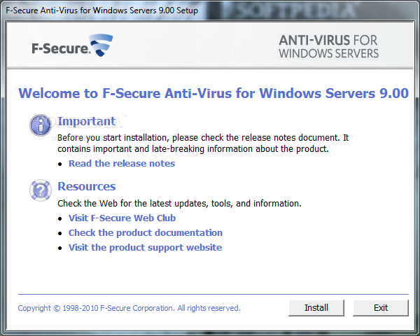 F-Secure Anti-Virus for Windows Servers