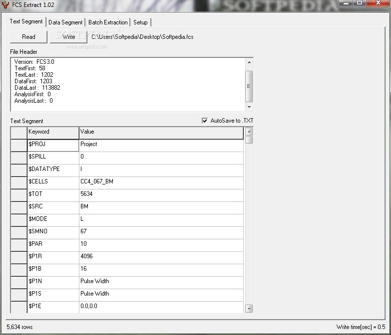 FCS Extract