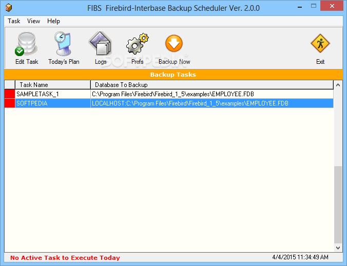 FIBS Firebird-Interbase Backup Scheduler
