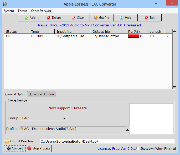 Apple Lossless FLAC Converter