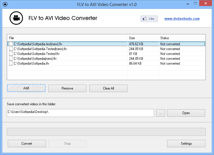 FLV to AVI Video Converter