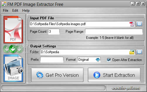 FM PDF Image Extractor Free