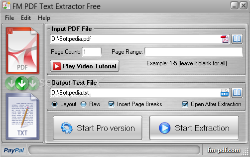 FM PDF Text Extractor Free