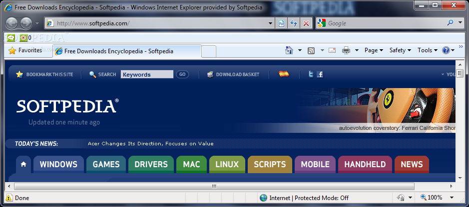 FRoSP Internet Explorer Toolbar