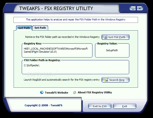 FSX Registry Utility