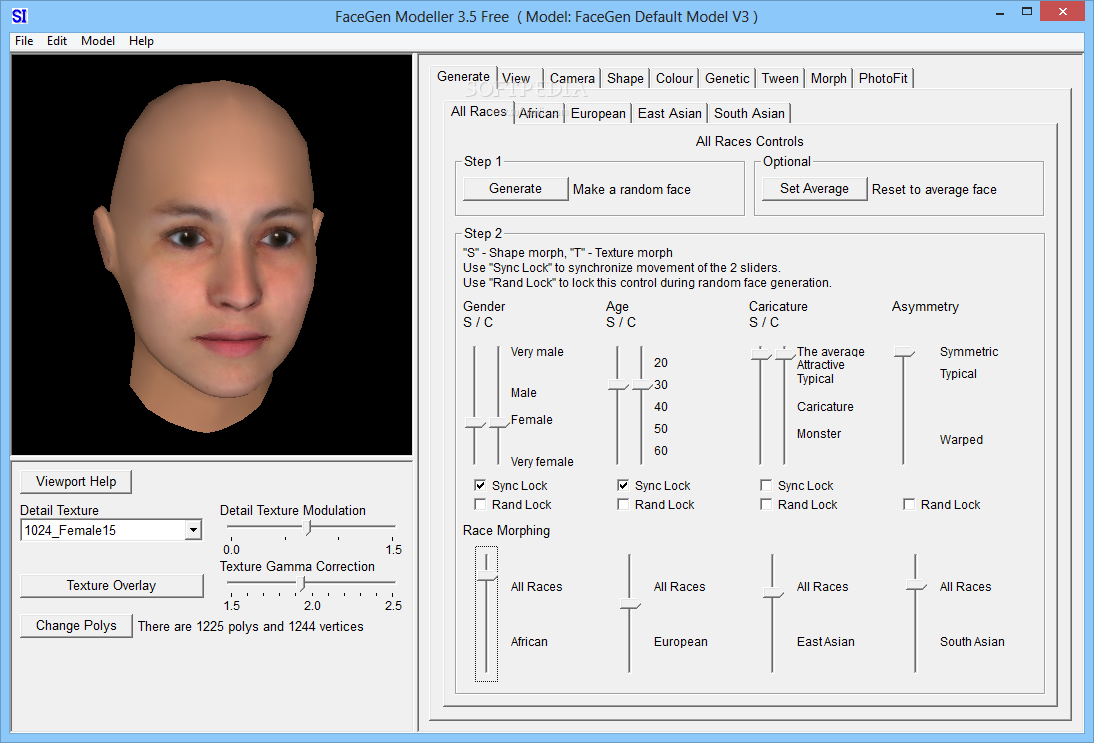 FaceGen Modeller