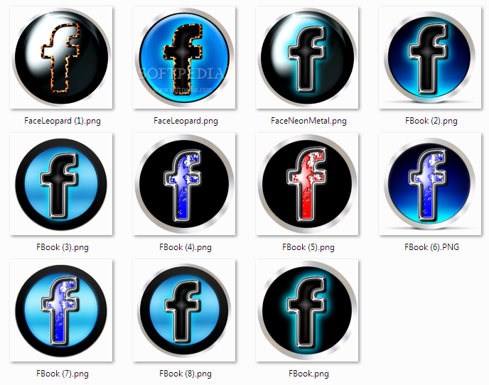 Facebook Icons Dock