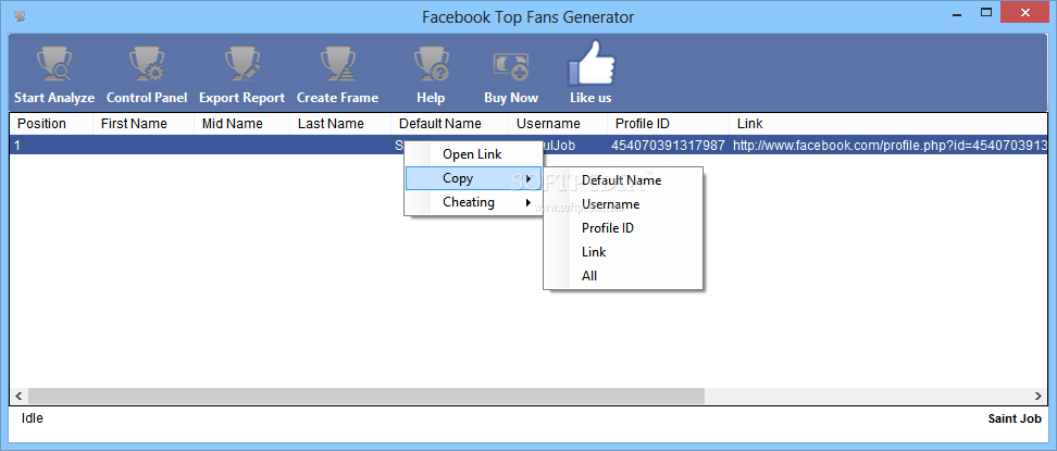 Facebook Top Fans Generator