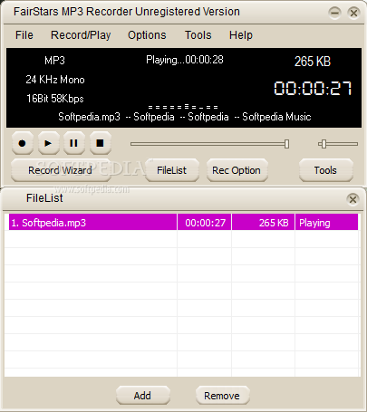 FairStars MP3 Recorder