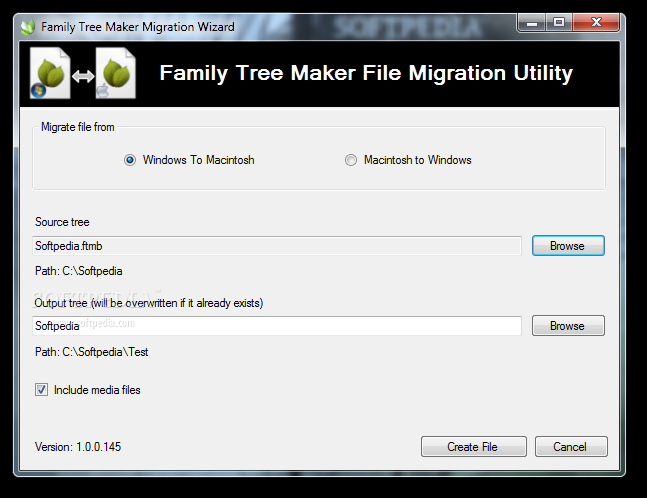 Family Tree Maker Migration Wizard