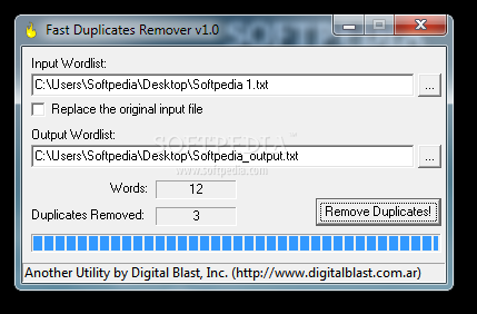 Fast Duplicates Remover