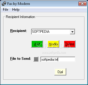 Fax by Modem