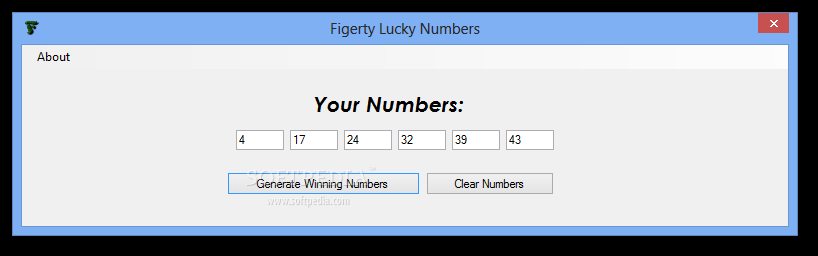 Figerty Lucky Numbers