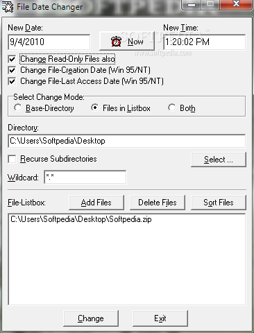 File Date Changer