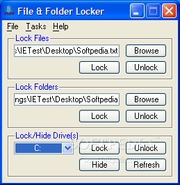 File & Folder Locker (USB Edition)
