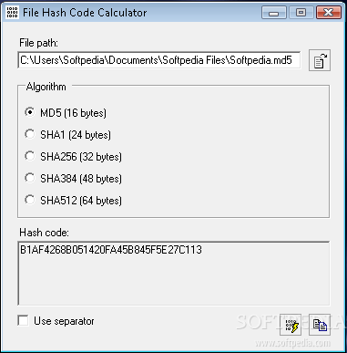 File Hash Code Calculator
