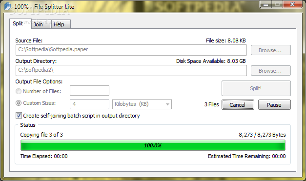 File Splitter Lite