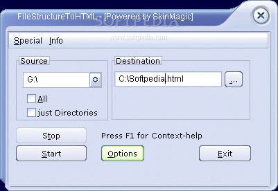 FileStructureToHTML