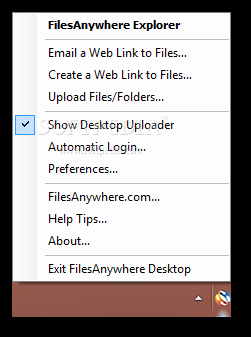 FilesAnywhere Desktop