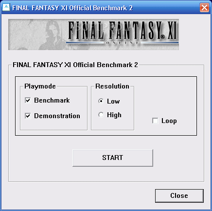 Final Fantasy XI Benchmark