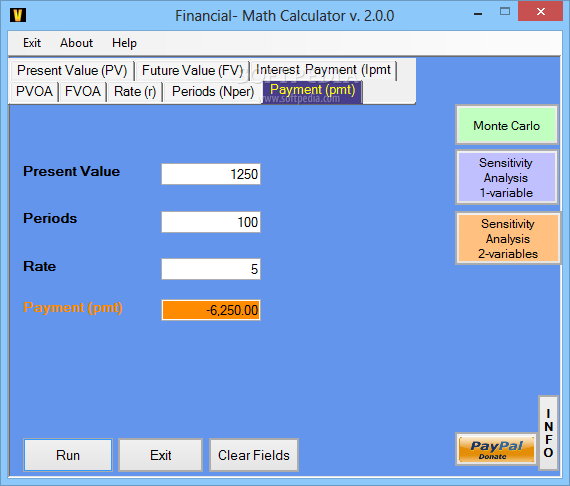 Financial-Math Calculator
