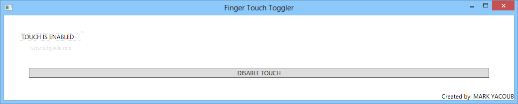 Finger Touch Toggler