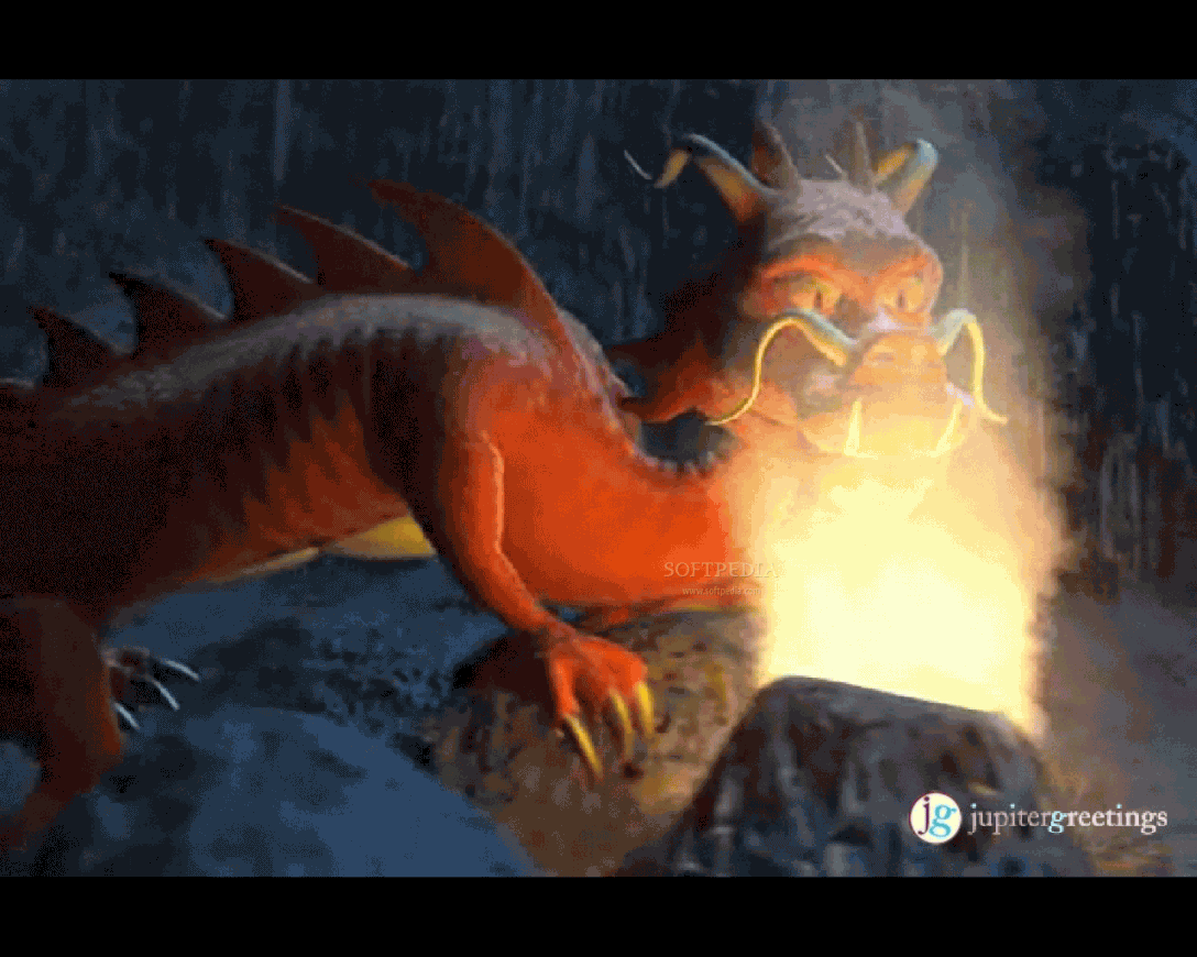Fire Dragon Screensaver