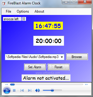 FireBlast Alarm Clock