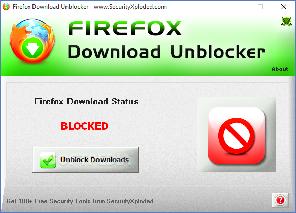 Firefox Download Unblocker