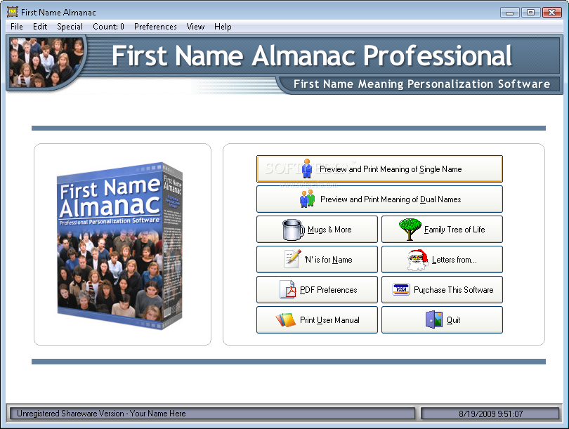 First Name Almanac Professional