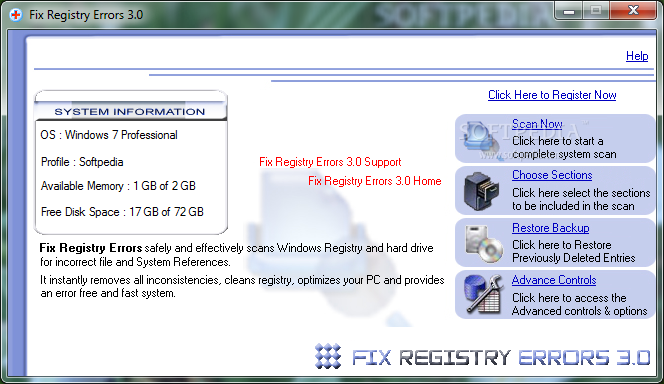 Fix Registry Errors