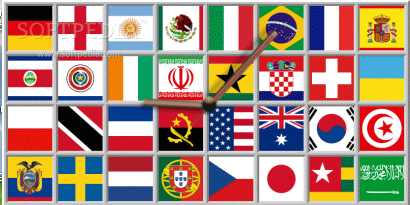 Flag Clock - World Cup 2006