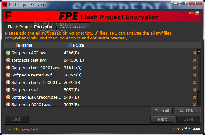 Flash Project Encrypter