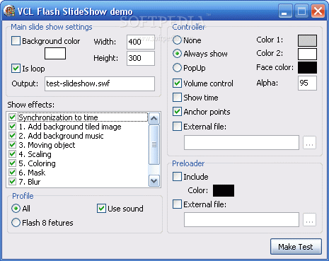 Flash SlideShow Engine