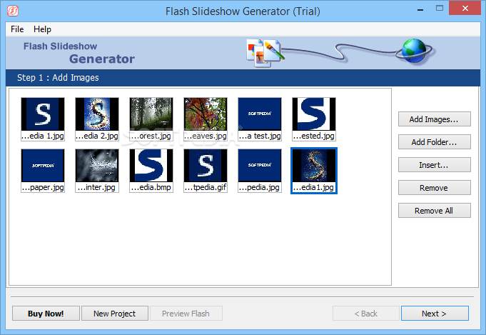 Flash Slideshow Generator