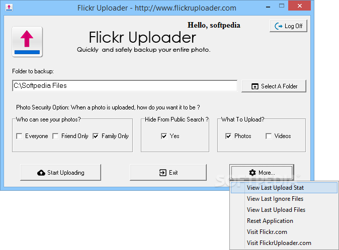 Flickr Uploader