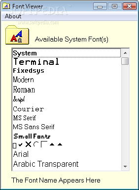 Font Viewer