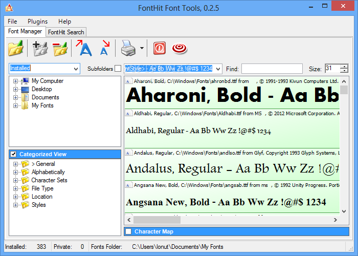 FontHit Font Tools