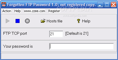 Forgotten FTP Password