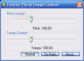 Fourier Pitch/Tempo Control