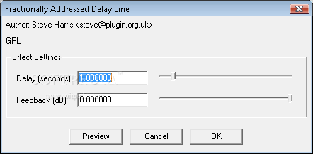 Fractionally Addressed Delay Line